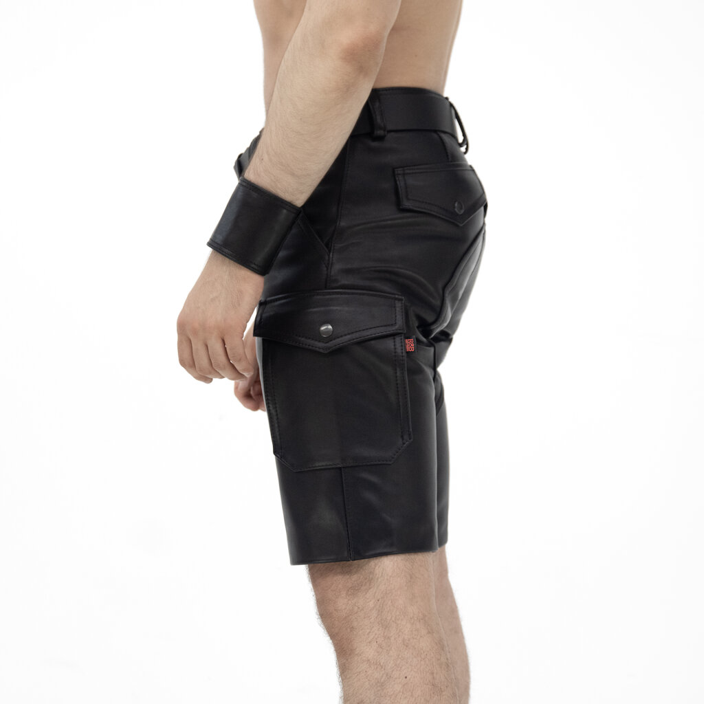 RoB Leren Cargo Shorts