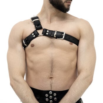 RoB 3 Buckle shoulder harness with black piping