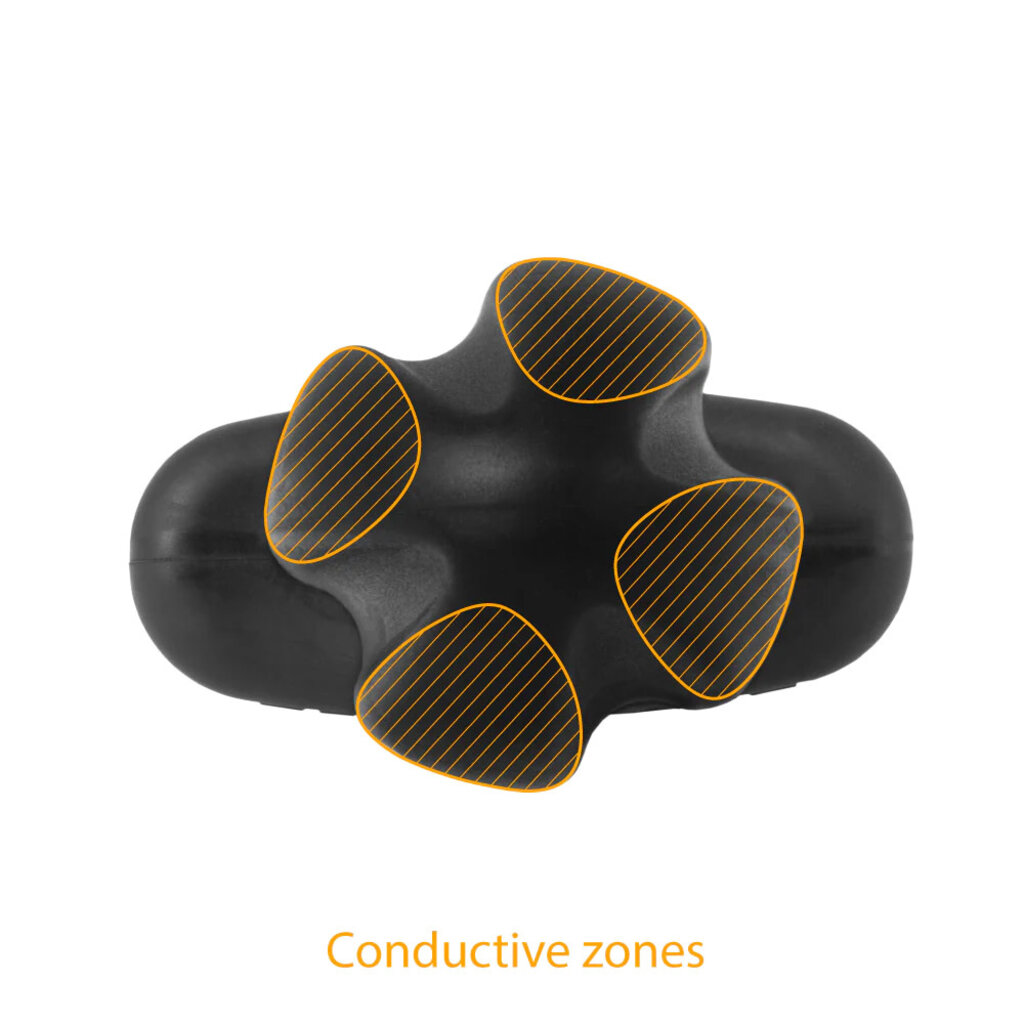 ElectraStim Tartarus Quadripolar Butt Plug Silicone Noir
