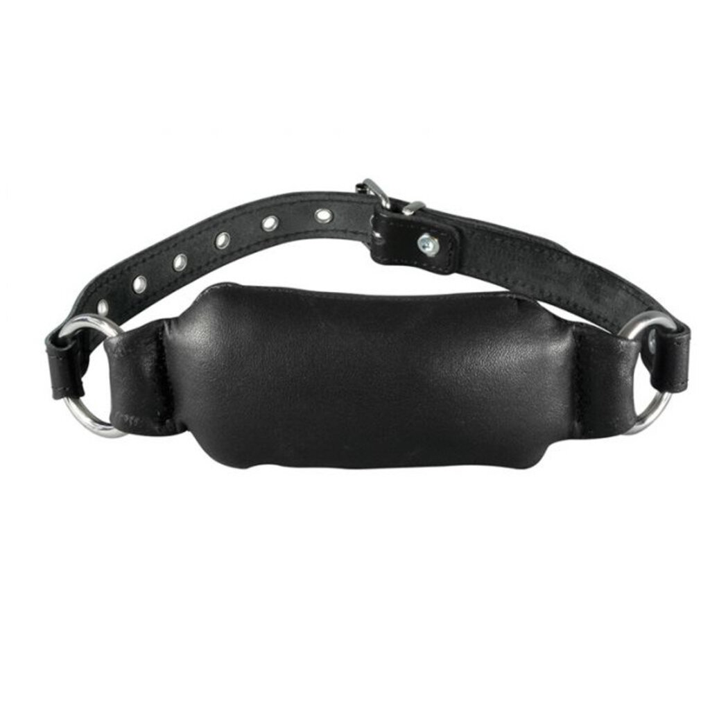Kiotos Black soft leather gag