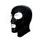 RoB Rubber hood, 4 panels, back-zip, open eyes and mouth