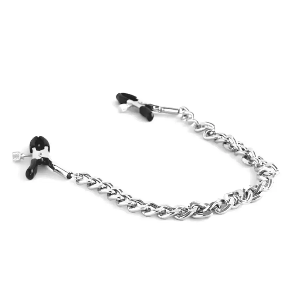 Brutus Crocodile Nipple Clamps Silver