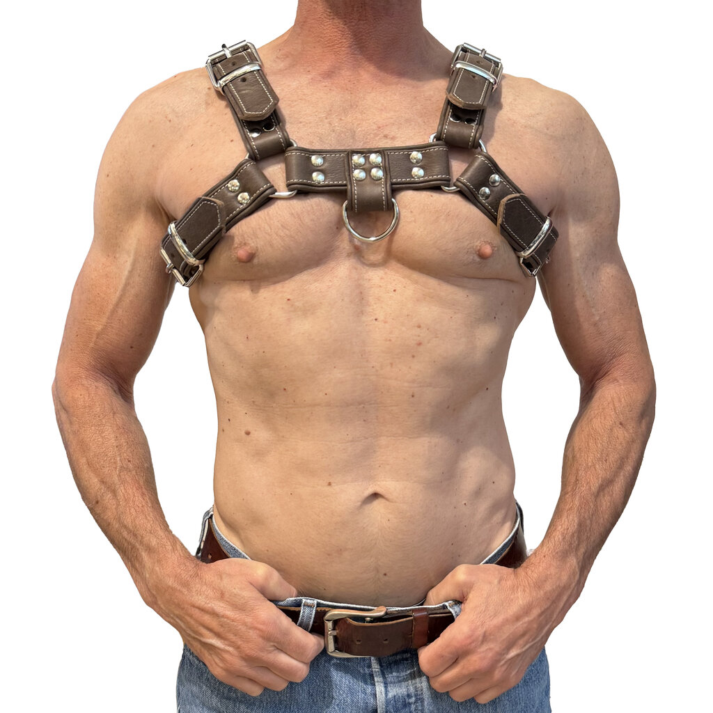 RoB Stallion Harness Wide - Dark Brown