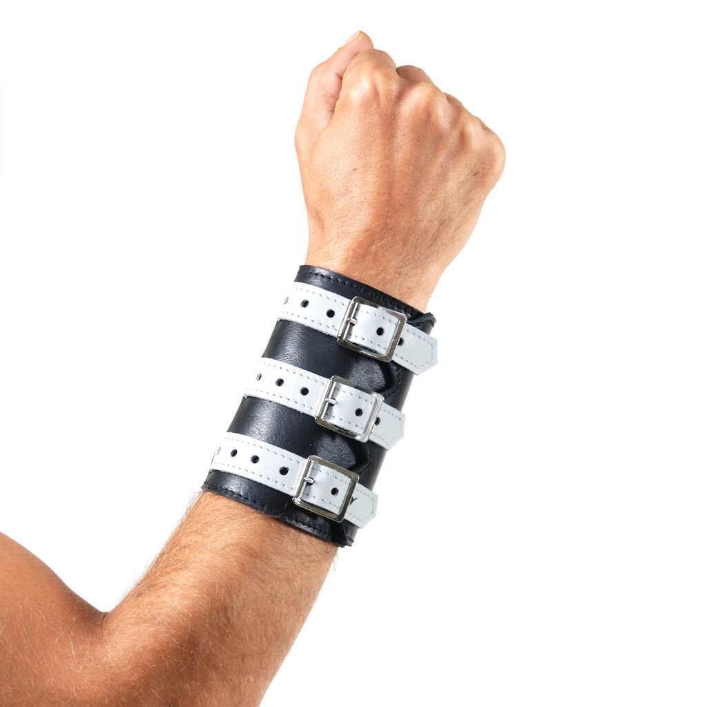 RoB Lederarmband mit 3 Schnallen