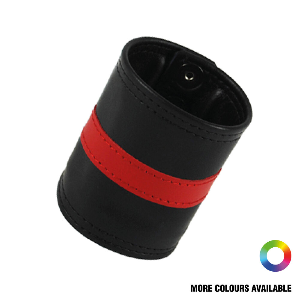 RoB Leather Wrist Wallet with Stripe