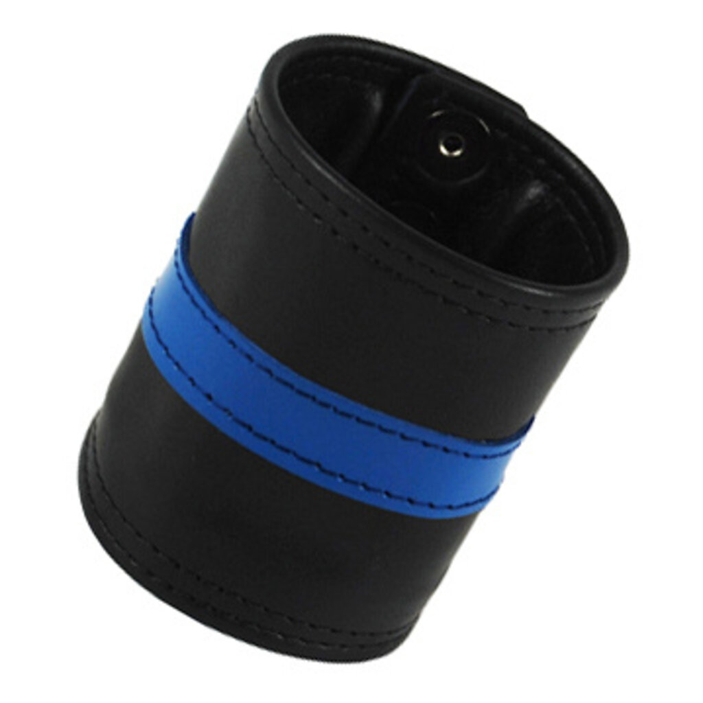 RoB Leather Wrist Wallet with Stripe