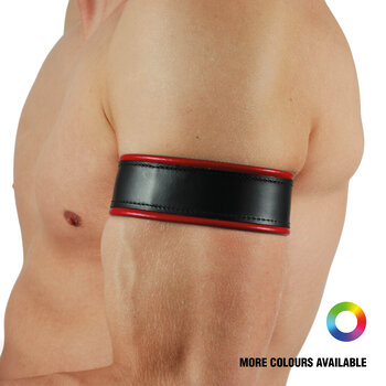 RoB Leren Bicep-band met vetersluiting