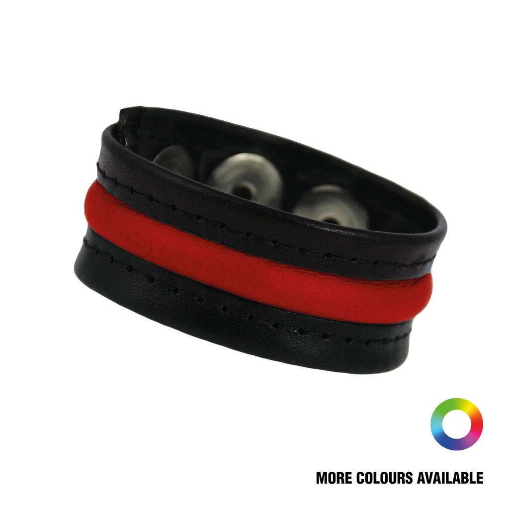 RoB 3-Snap-Cock strap with coloured piping