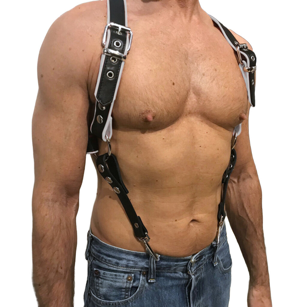 RoB Phalanx harness black with colored piping