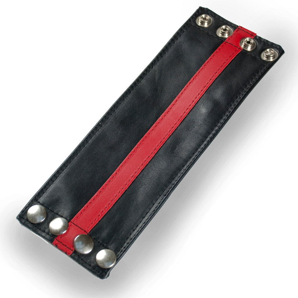 RoB Leather Wrist Wallet with Stripe