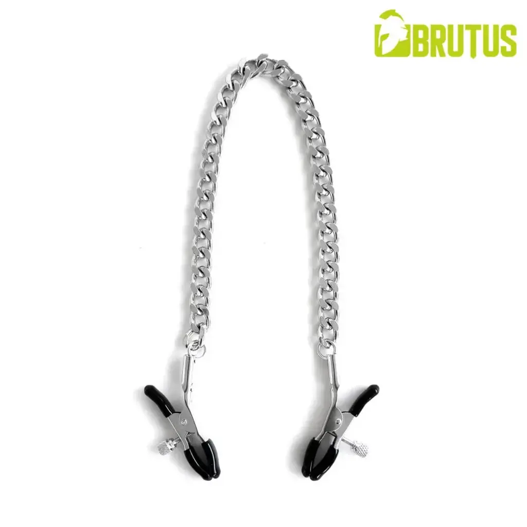 Brutus Crocodile Nipple Clamps Silver