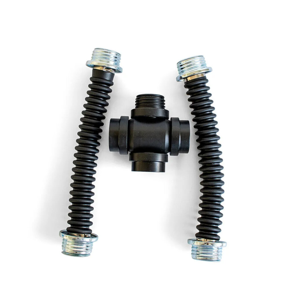 GasMaster Gasmasker Kruisadapter met slangen