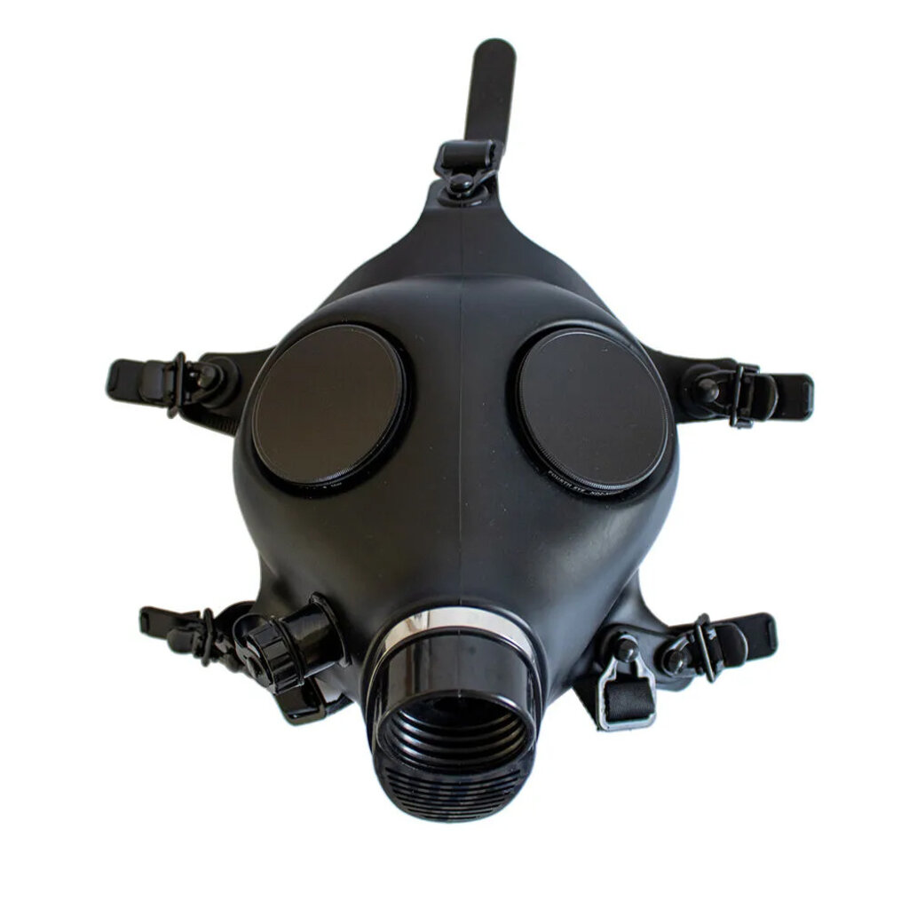 GasMaster Alien Gasmasker gepolariseerde lenzen + metalen oogkleppen
