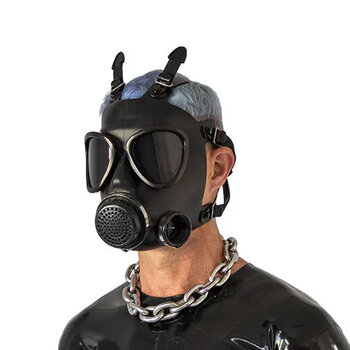 GasMaster Army Gas Mask w Black Lenses