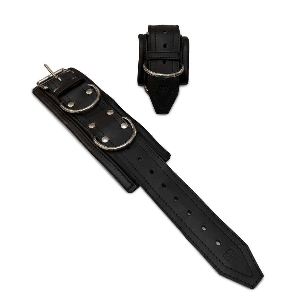 RoB Master's Choice Leder Armfessel, Extra Breit mit Fütterung