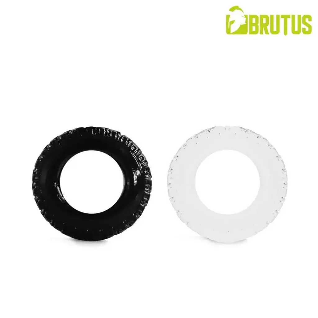 Brutus PROFILO Stretchy Cockrings Black + Clear