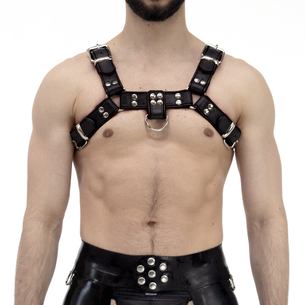 RoB H-Front Harness mit schwarzen Piping