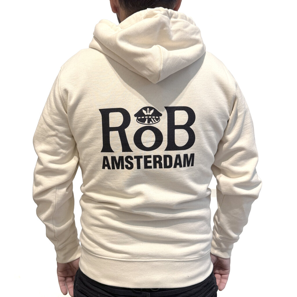 RoB Sweater with zipper White