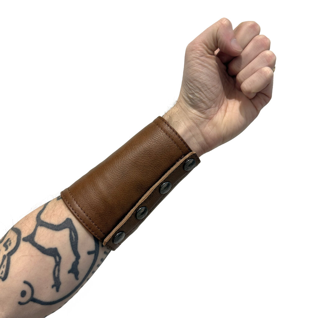 RoB Stallion Leren Gauntlet polsband met geldvak Ox