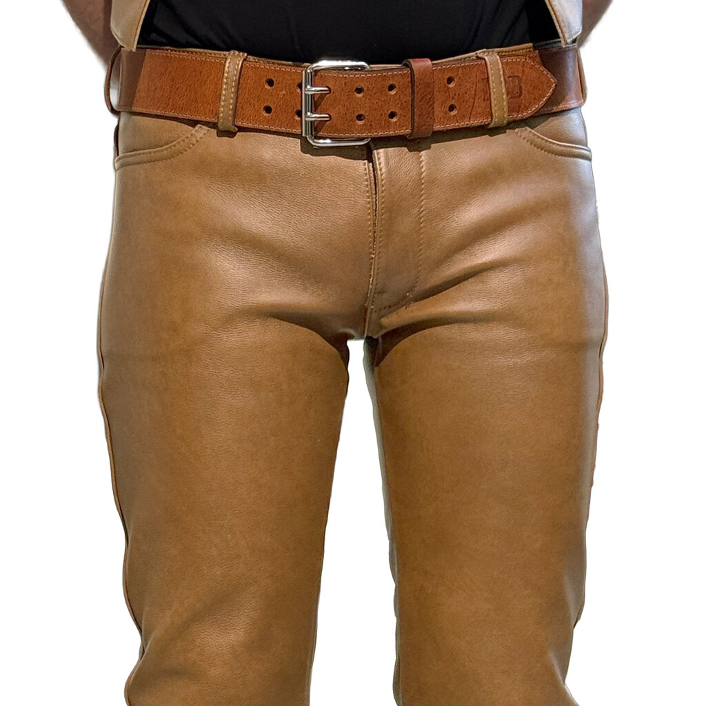 RoB Stallion Leather Hipster Pants Deer
