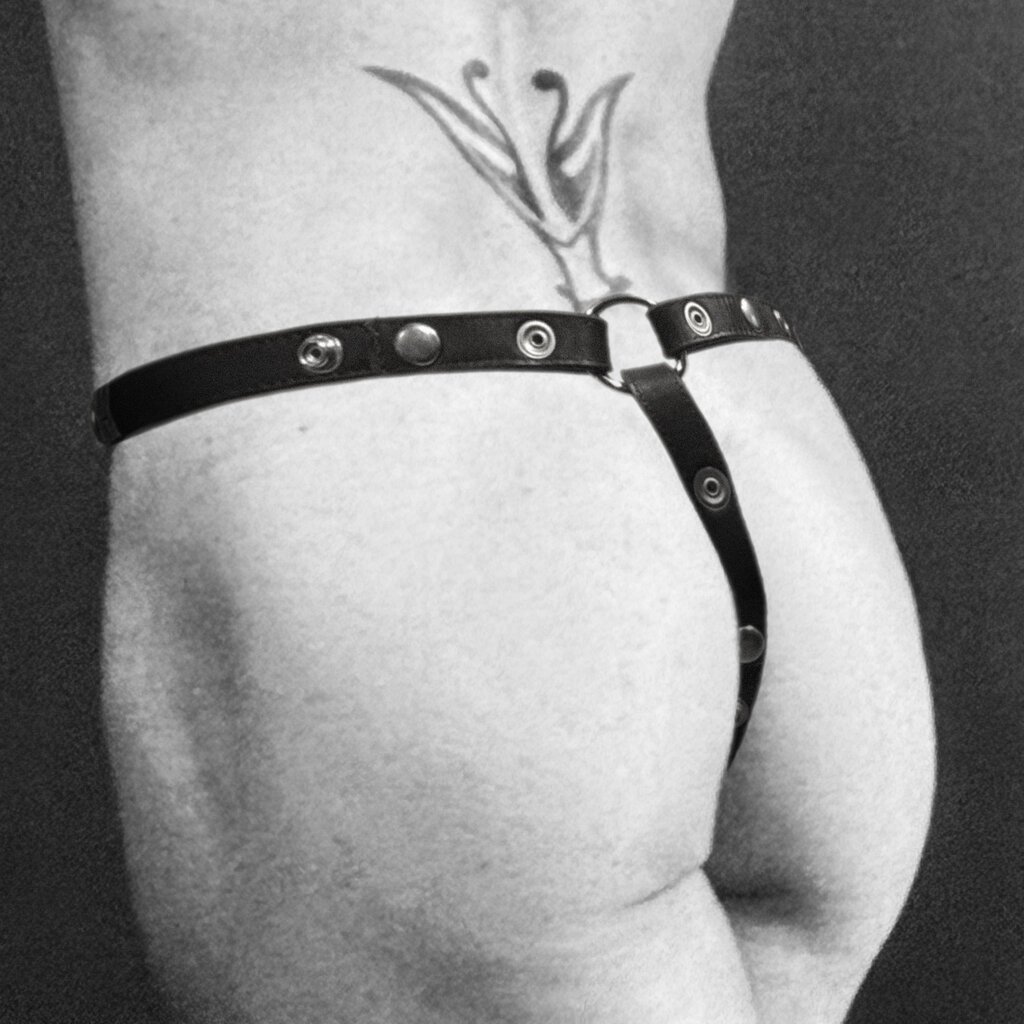 RoB Leather Laced Front Posing Pouch