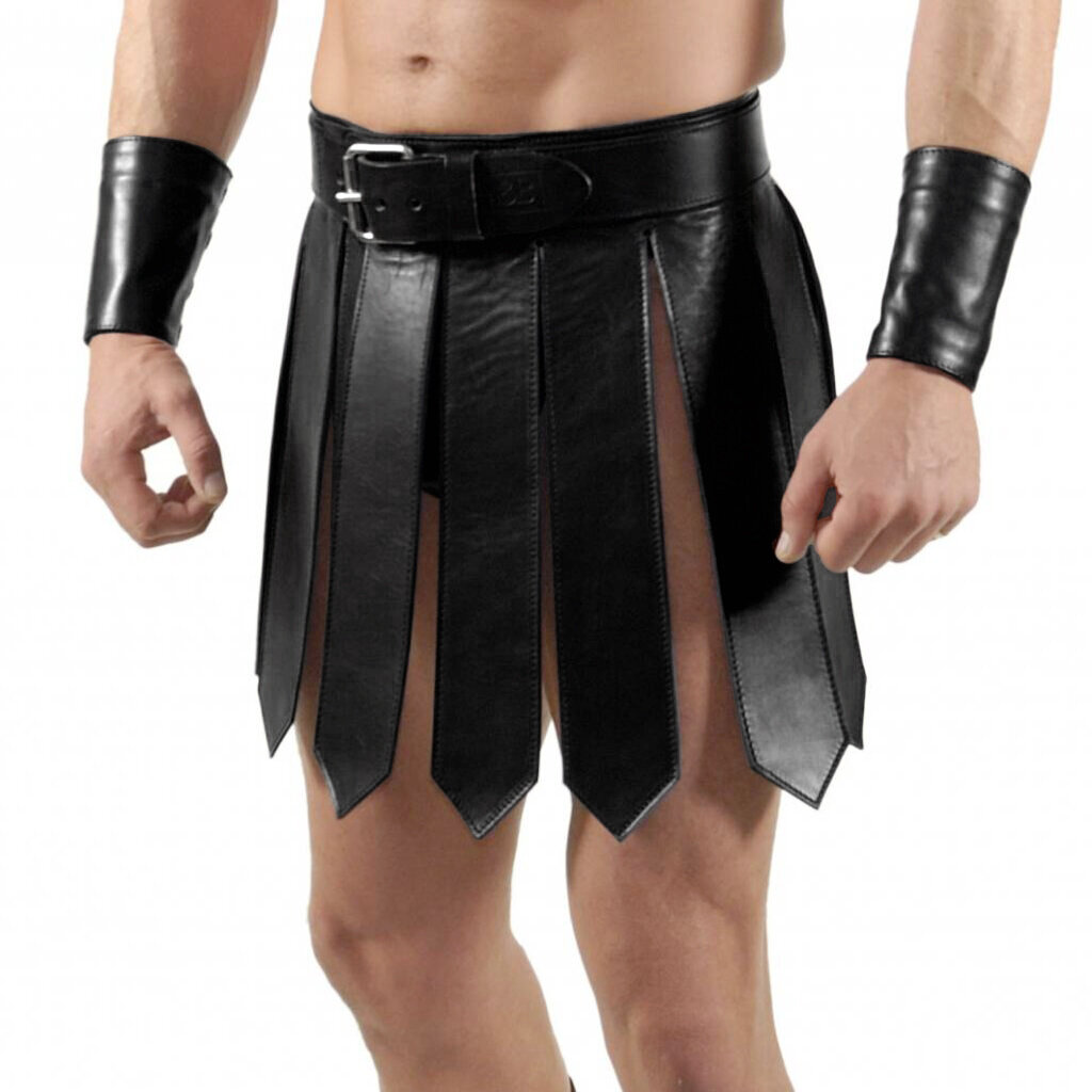 RoB Leder Gladiator Skirt