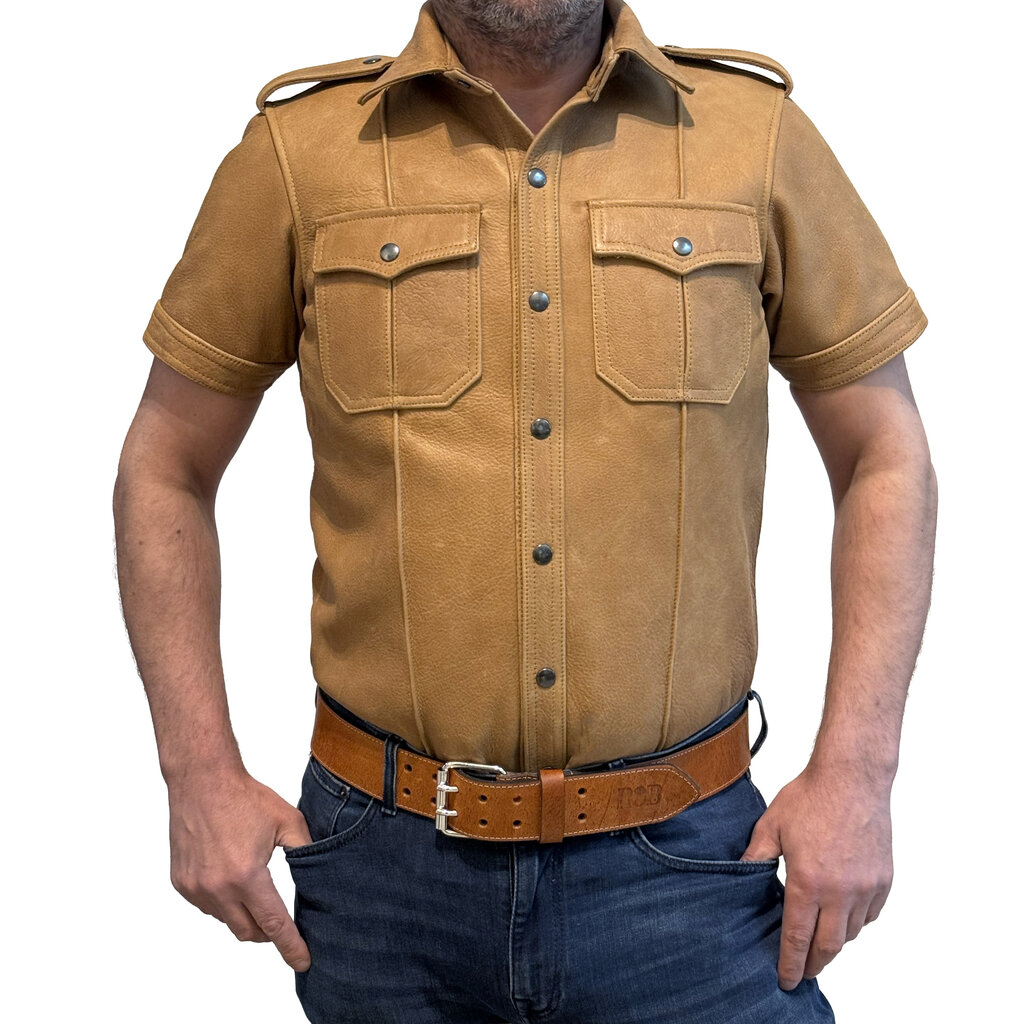 RoB Stallion Heavy Leather Police Shirt Deer