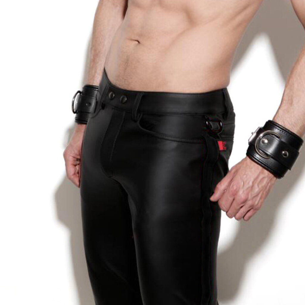 RoB F-Wear Slim Fit Pants,  with blind pockets & black stripe - Full zip