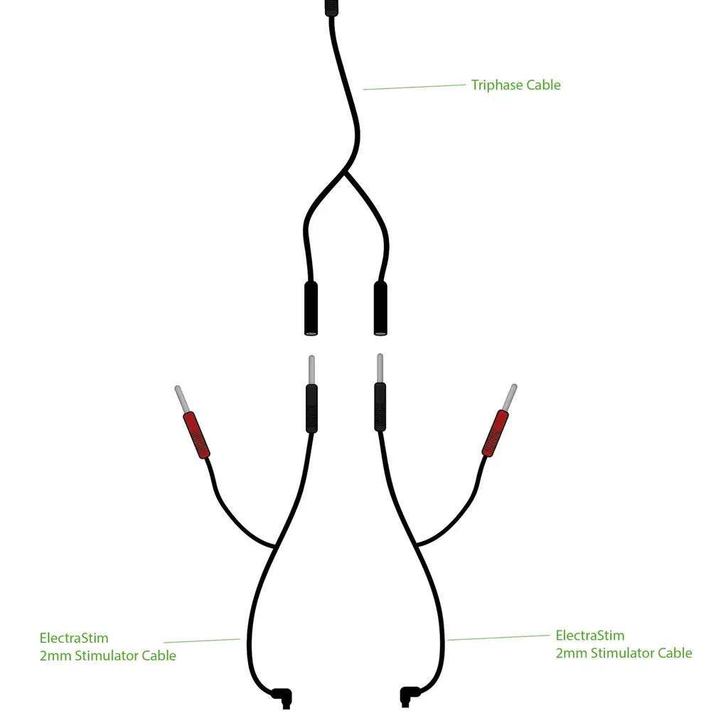 ElectraStim Adapter Kit, Thriphase Cable
