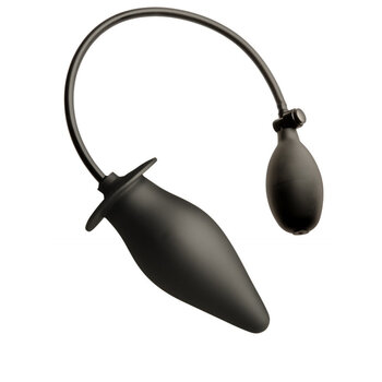 Inflatable butt plug medium
