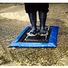 Disinfection mat with collection cover