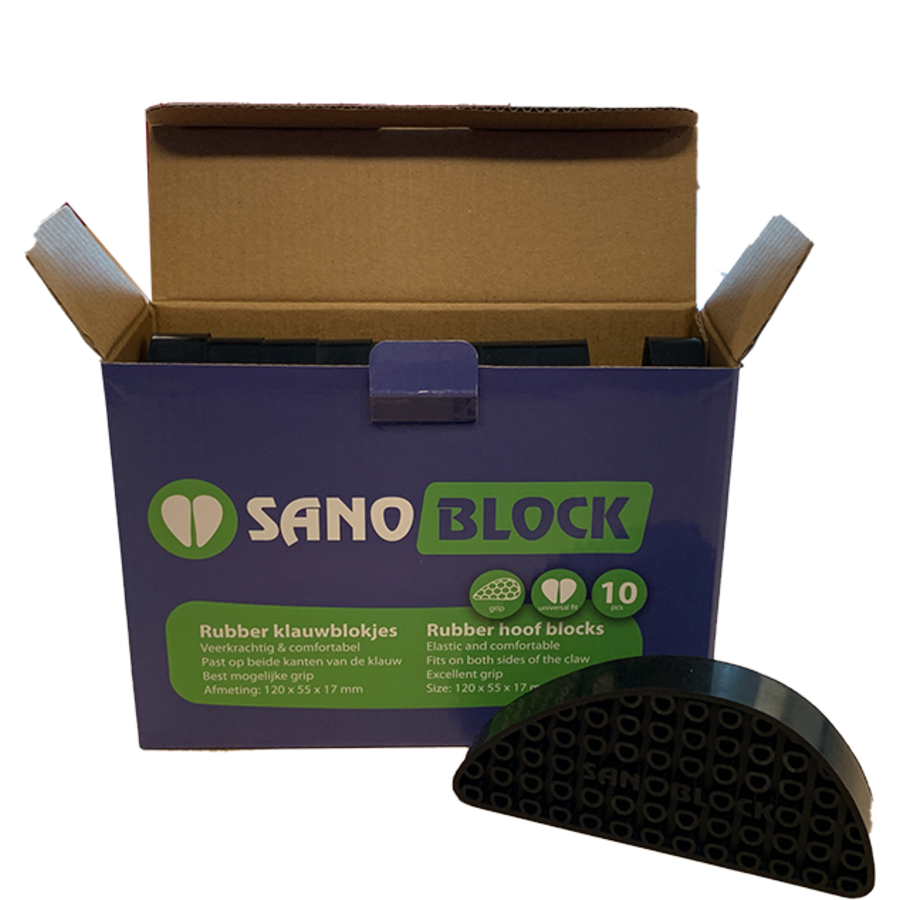 Sanoblock Rubber Hoof block (10 pc/box)-1