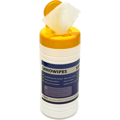 Sanowipes - Alcohol wet wipes (90 wipes) 