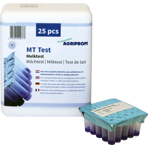 Melktest Antibiotica MT Navulling (25 tests/doos) 