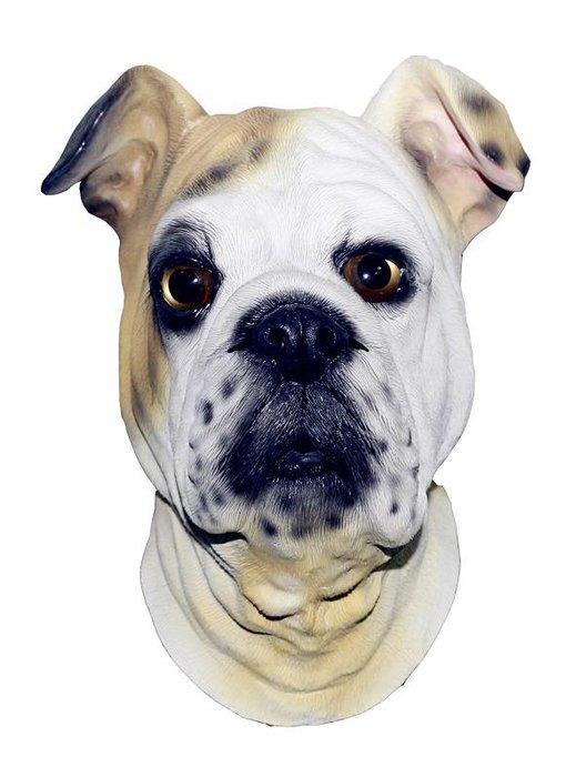 Maschera da Cane 'Bulldog inglese'