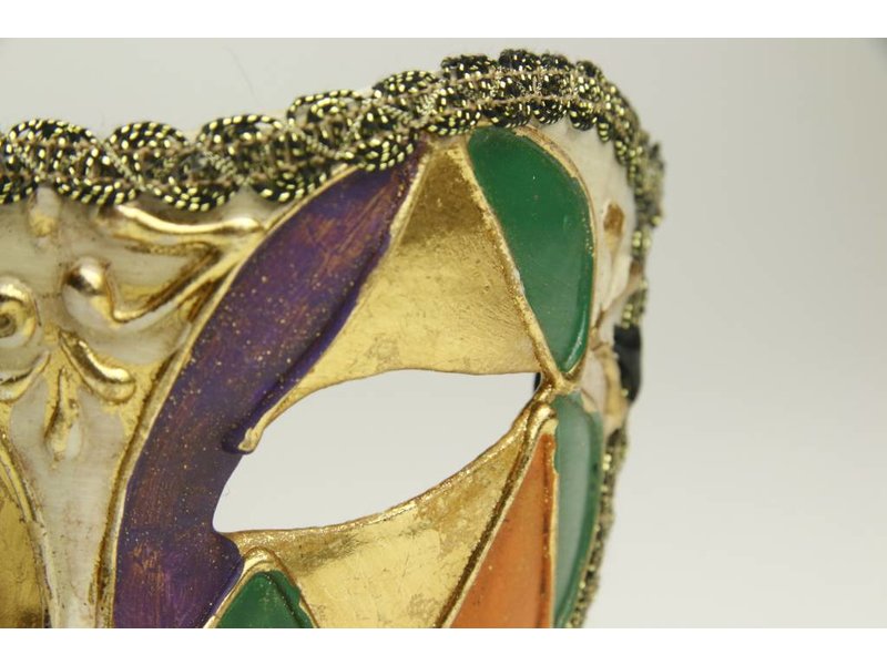 Venetian mask 'Multicolore Mardigras'