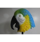 Bird mask Blue-and-yellow macaw parrot