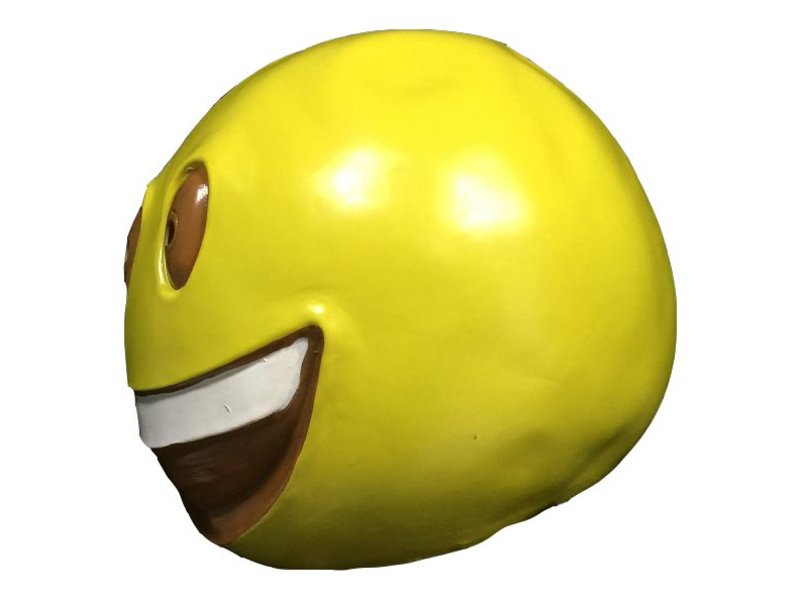 Emoji masker 'Grote lach' (emoticon)