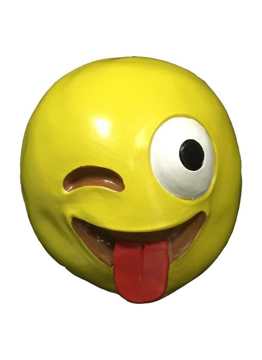 Emoji mask ‘Crazy’