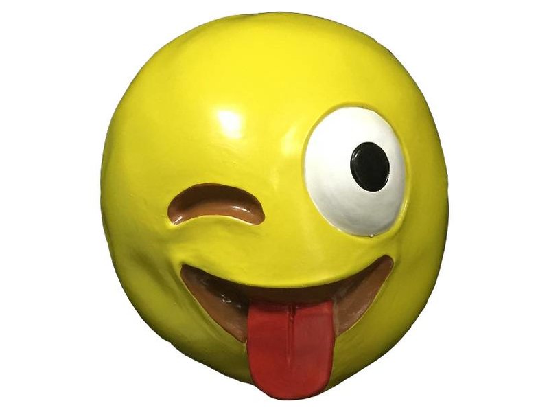 Emoji mask ‘Crazy’