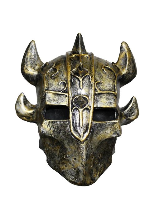 Masque de chevalier "casque avec cornes"