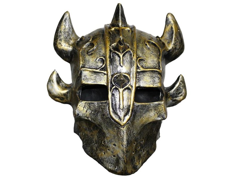 Masque de chevalier "casque avec cornes"