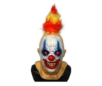 Horror clown mask 'Fire Devil'