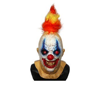 Masque de clown d'horreur "Fire Devil"