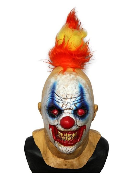 Horror clown mask 'Fire Devil'