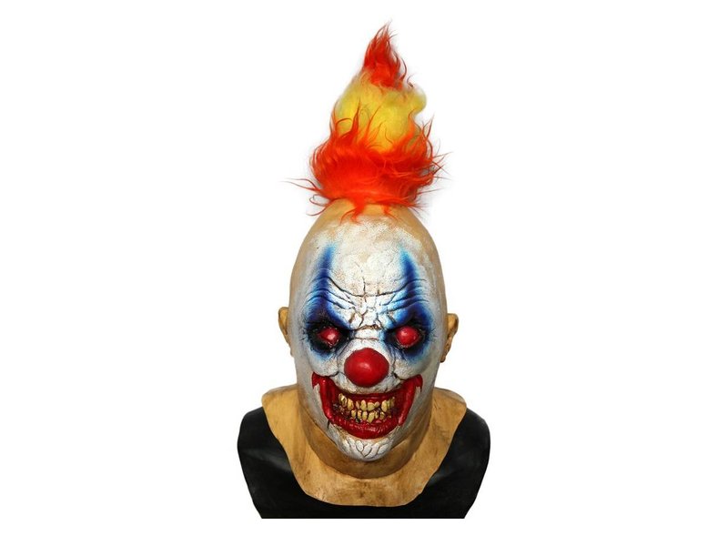Masque de clown d'horreur "Fire Devil"