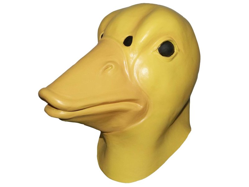 Duck mask (young yellow duck)