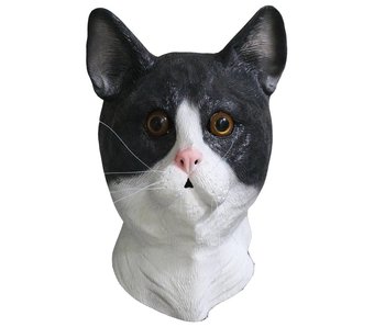 Black Cat mask (black and white)