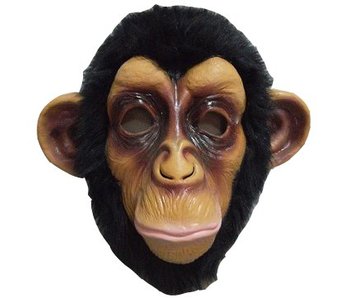 Johnnies - Maschera da scimmia, divertente, per adulti, taglia unica, in  lattice, circo, zoo, scimpie, maschera per animali