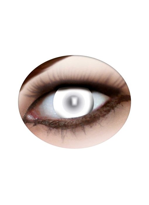 Witte contact lenzen